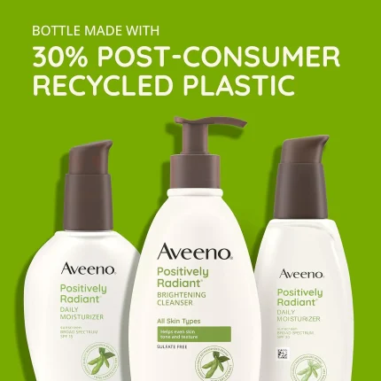 Aveeno Positively Radiant Daily Moisturizer with SPF 15, 4 FL OZ – product image 2