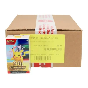 Pokémon TCG 30th Celebration Booster Bundle Case – 25 Bundles