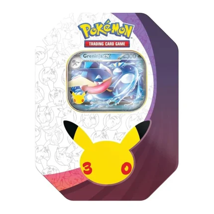 Pokémon TCG 30th Celebration ex Tin Case – 6 Tins