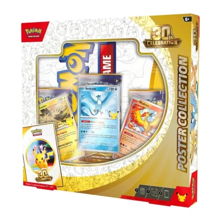Pokémon TCG 30th Celebration Poster Collection Case – 6 Units