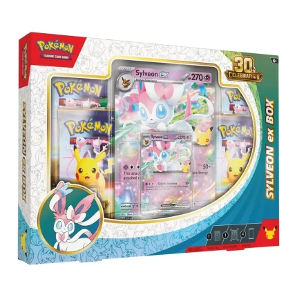 Pokémon TCG 30th Celebration Sylveon ex Box – Case Pack