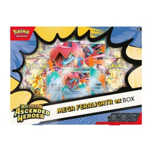 Pokémon TCG Ascended Heroes Mega Feraligatr ex Box – Case Pack