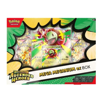 Pokémon TCG Ascended Heroes Mega Meganium ex Box – Case Pack