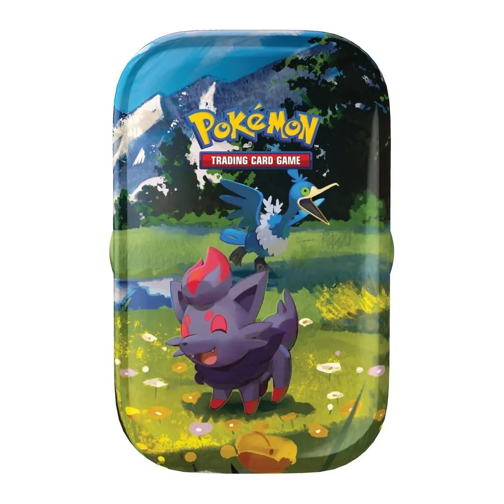 Pokémon TCG Ascended Heroes Mini Tin – Zorua & Cramorant – Case Pack Pokémon TCG Ascended Heroes Mini Tin – Zorua & Cramorant – Case Pack