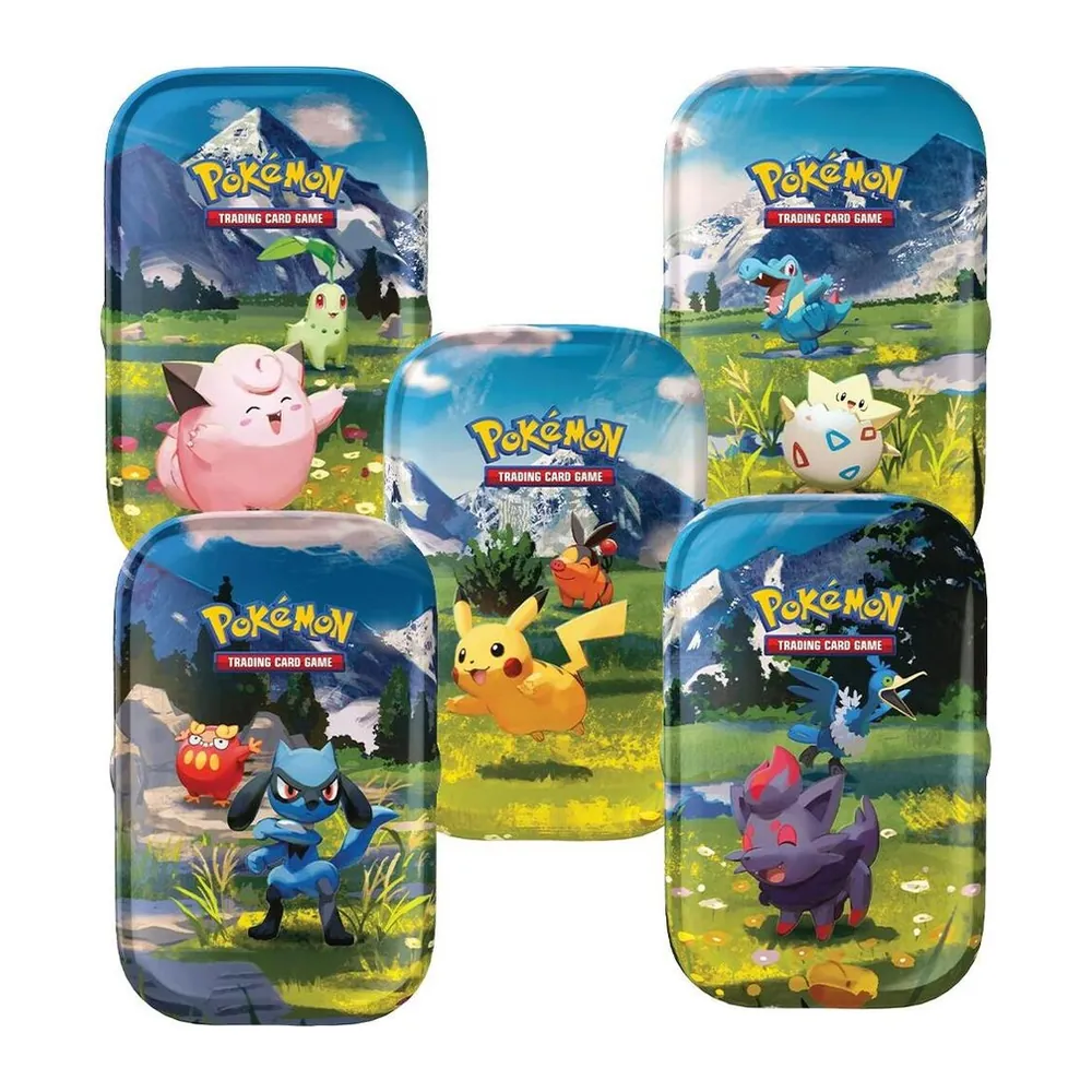 Pokémon TCG Ascended Heroes Mini Tins 5-Pack – Case Pack Pokémon TCG Ascended Heroes Mini Tins 5-Pack – Case Pack