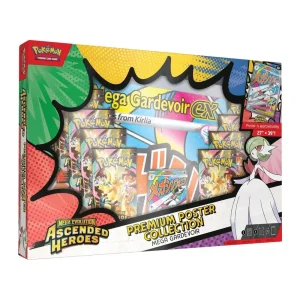 Pokémon TCG Ascended Heroes Premium Poster Collection: Mega Gardevoir – Case Pack