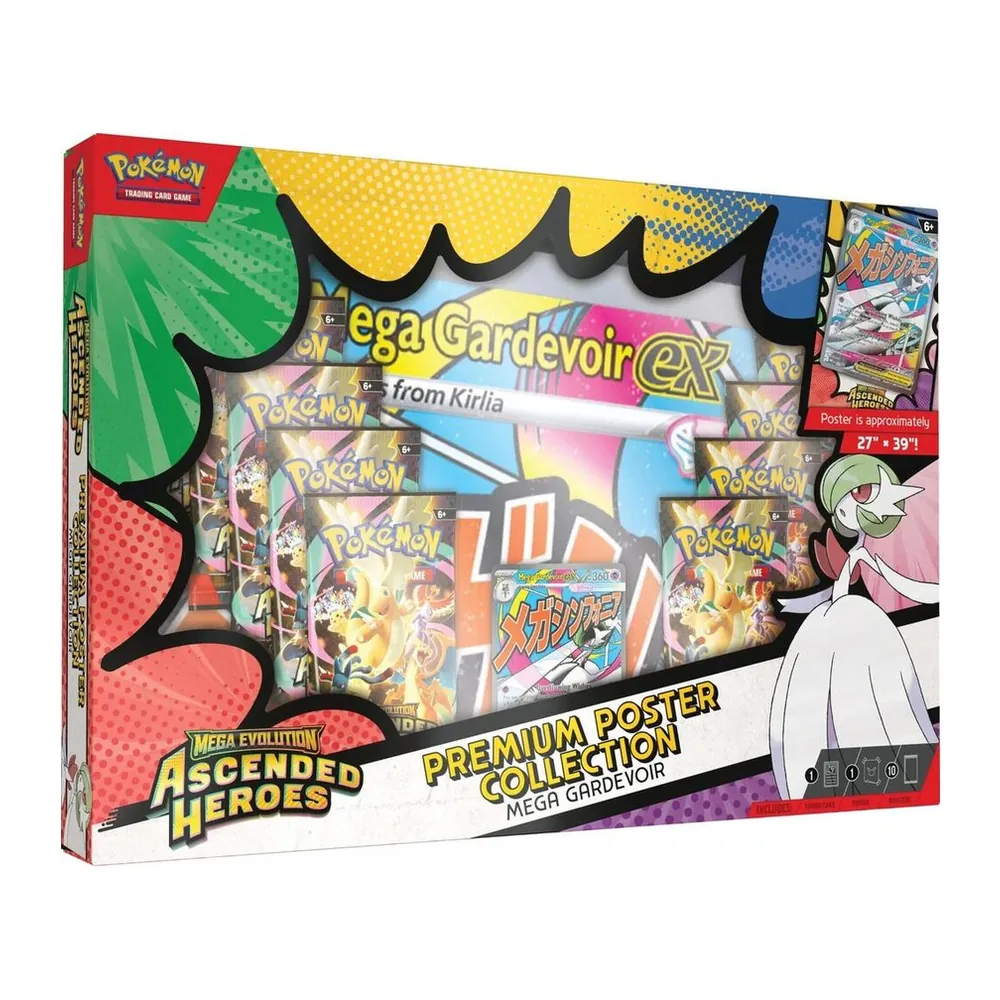 Pokémon TCG Ascended Heroes Premium Poster Collection: Mega Gardevoir – Case Pack Pokémon TCG Ascended Heroes Premium Poster Collection: Mega Gardevoir – Case Pack
