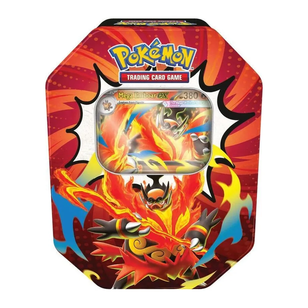 Pokémon TCG Ascended Heroes Tin – Mega Emboar ex – Case Pack Pokémon TCG Ascended Heroes Tin – Mega Emboar ex – Case Pack