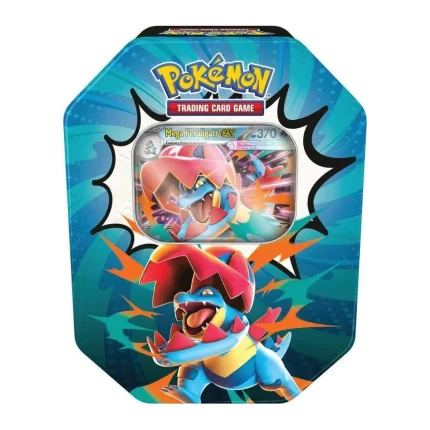 Pokémon TCG Ascended Heroes Tin – Mega Feraligatr ex – Case Pack