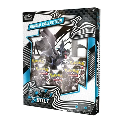 Pokémon TCG Black Bolt Binder Collection – Case Pack