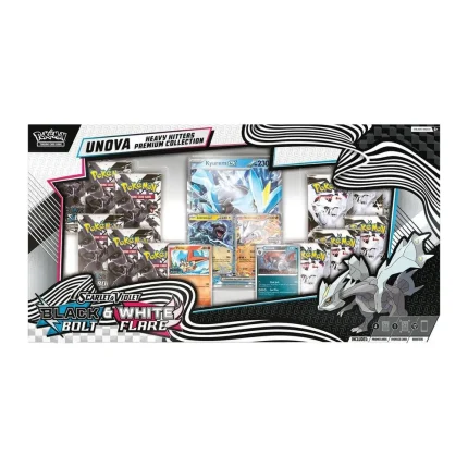 Pokémon TCG Black Bolt Unova Heavy Hitters Premium Collection – Case Pack