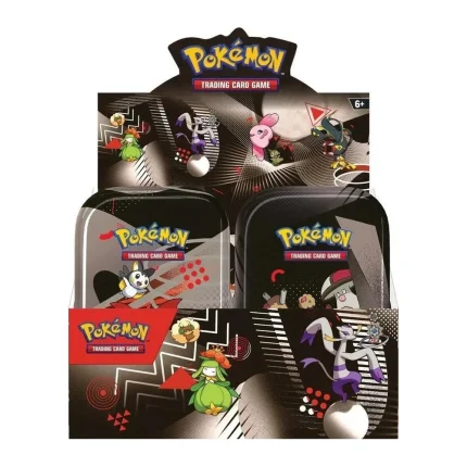 Pokémon TCG Black Bolt Unova Mini Tin Display – Case Pack