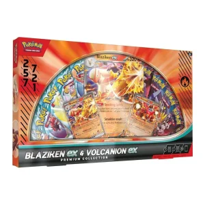 Pokémon TCG Blaziken ex & Volcanion ex Premium Collection – Case Pack
