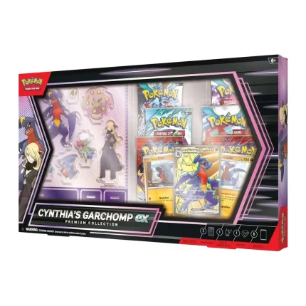 Pokémon TCG Cynthia’s Garchomp ex Premium Collection – Case Pack