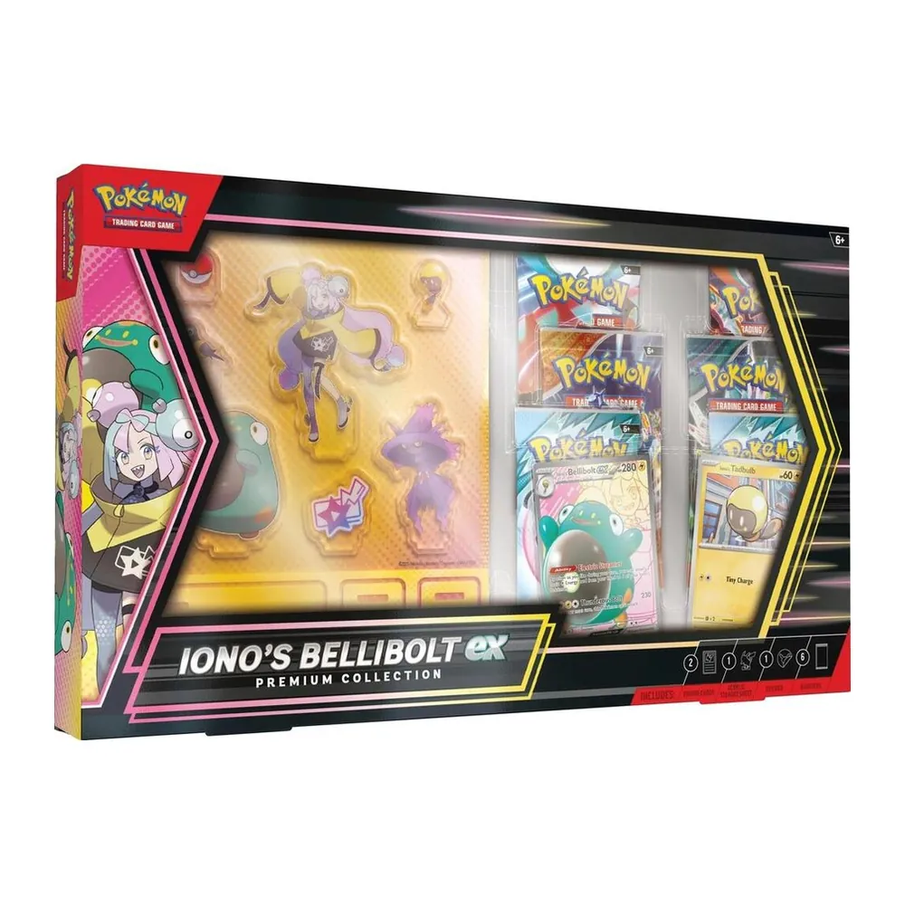 Pokémon TCG Iono’s Bellibolt ex Premium Collection – Case Pack Pokémon TCG Iono’s Bellibolt ex Premium Collection – Case Pack