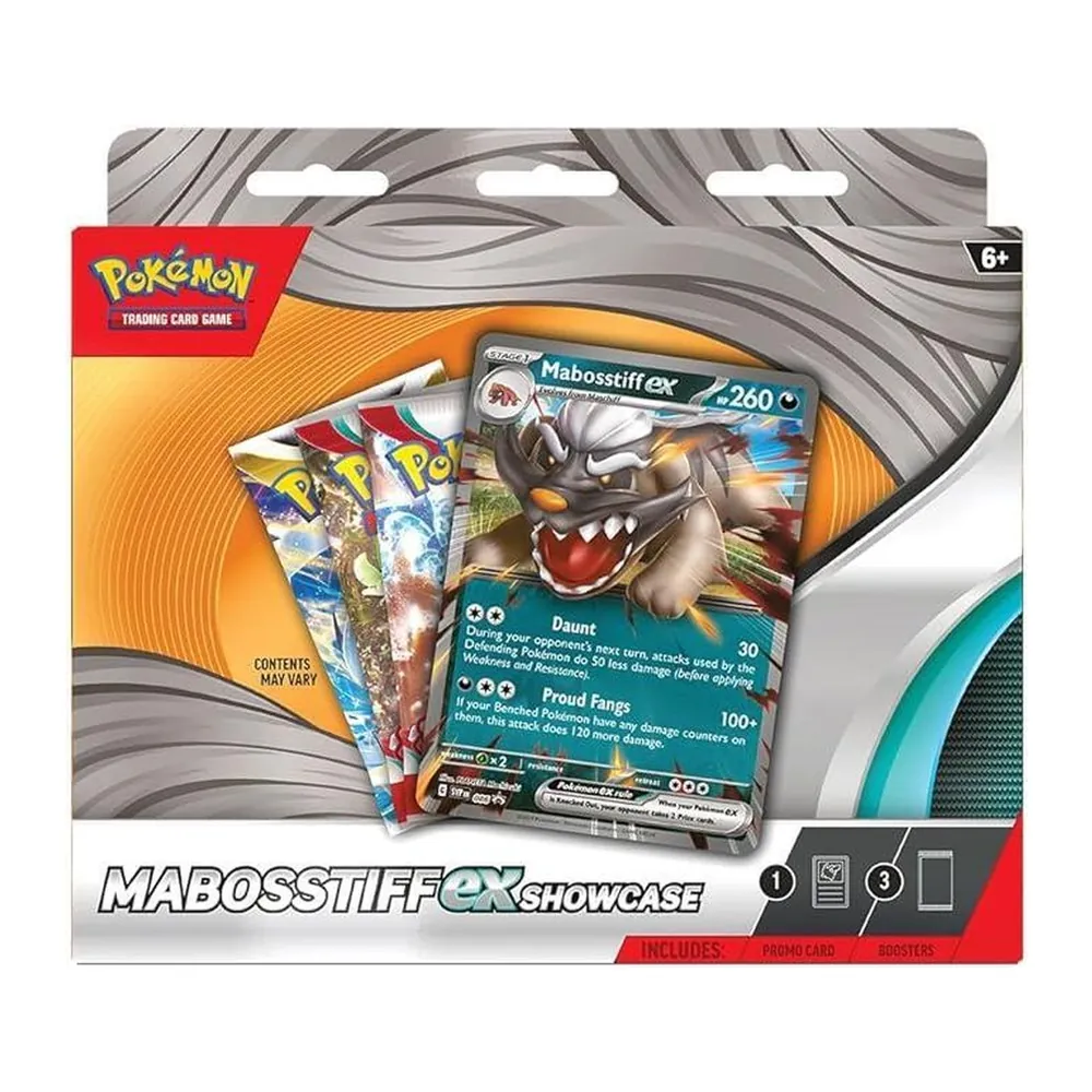 Pokémon TCG Mabosstiff ex Showcase – Case Pack Pokémon TCG Mabosstiff ex Showcase – Case Pack