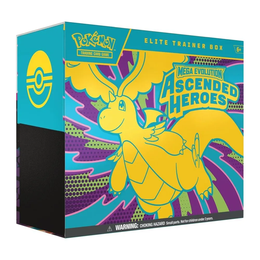 Pokémon TCG Mega Evolution Ascended Heroes Elite Trainer Box – Case Pack Pokémon TCG Mega Evolution Ascended Heroes Elite Trainer Box – Case Pack