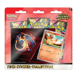 Pokémon TCG Mega Evolution: Ascended Heroes Tech Sticker Collection – Charmander – Case Pack