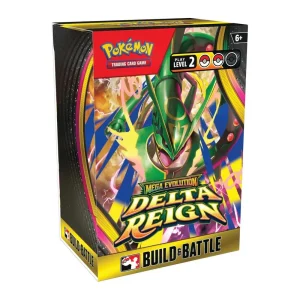 Pokémon TCG Mega Evolution Delta Reign Build & Battle Box – Case Pack