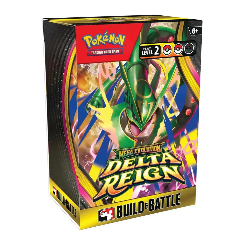 Pokémon TCG Mega Evolution Delta Reign Build & Battle Box – Case Pack Pokémon TCG Mega Evolution Delta Reign Build & Battle Box – Case Pack
