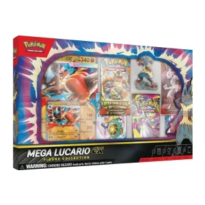 Pokémon TCG Mega Lucario ex Premium Figure Collection – Case Pack