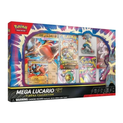 Pokémon TCG Mega Lucario ex Premium Figure Collection – Case Pack