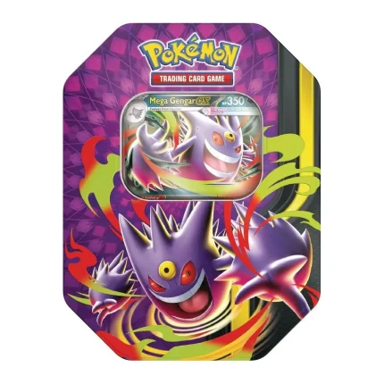 Pokémon TCG Mega Moonlit Tin – Mega Gengar ex – Case Pack