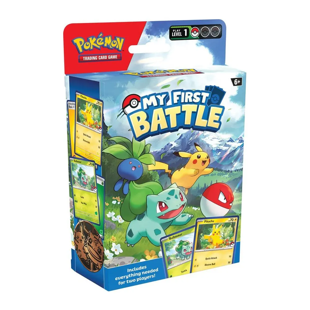 Pokémon TCG My First Battle – Pikachu & Bulbasaur – Case Pack Pokémon TCG My First Battle – Pikachu & Bulbasaur – Case Pack