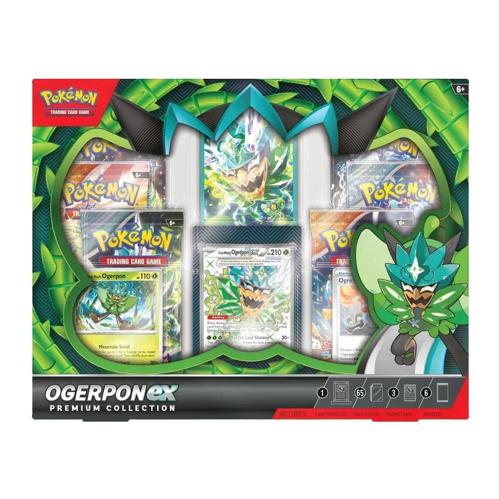 Pokémon TCG Ogerpon ex Premium Collection – Case Pack Pokémon TCG Ogerpon ex Premium Collection – Case Pack