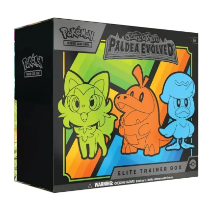 Pokémon TCG Paldea Evolved Elite Trainer Box – Case Pack