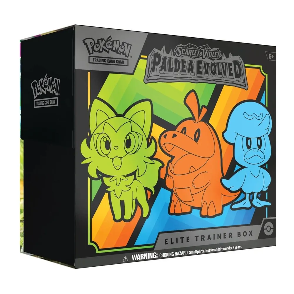 Pokémon TCG Paldea Evolved Elite Trainer Box – Case Pack Pokémon TCG Paldea Evolved Elite Trainer Box – Case Pack
