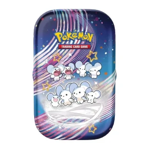 Pokémon TCG Paldean Fates Mini Tin – Maushold – Case Pack