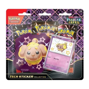 Pokémon TCG Paldean Fates Tech Sticker Collection – Fidough – Case Pack