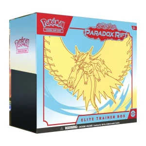 Pokémon TCG Paradox Rift Elite Trainer Box – Roaring Moon – Case Pack