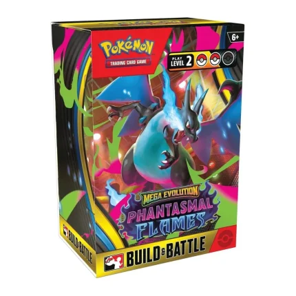 Pokémon TCG Phantasmal Flames Build & Battle Box – Case Pack