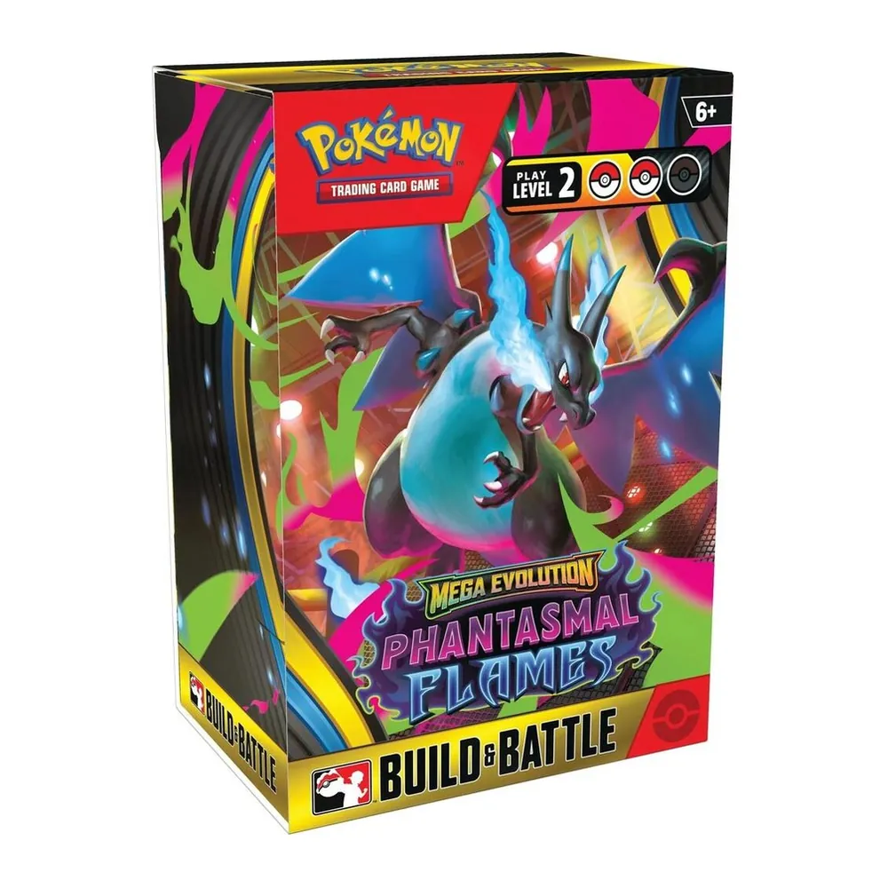 Pokémon TCG Phantasmal Flames Build & Battle Box – Case Pack Pokémon TCG Phantasmal Flames Build & Battle Box – Case Pack