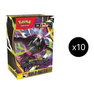 Pokémon TCG Pitch Black Build & Battle Box Display – Case Pack