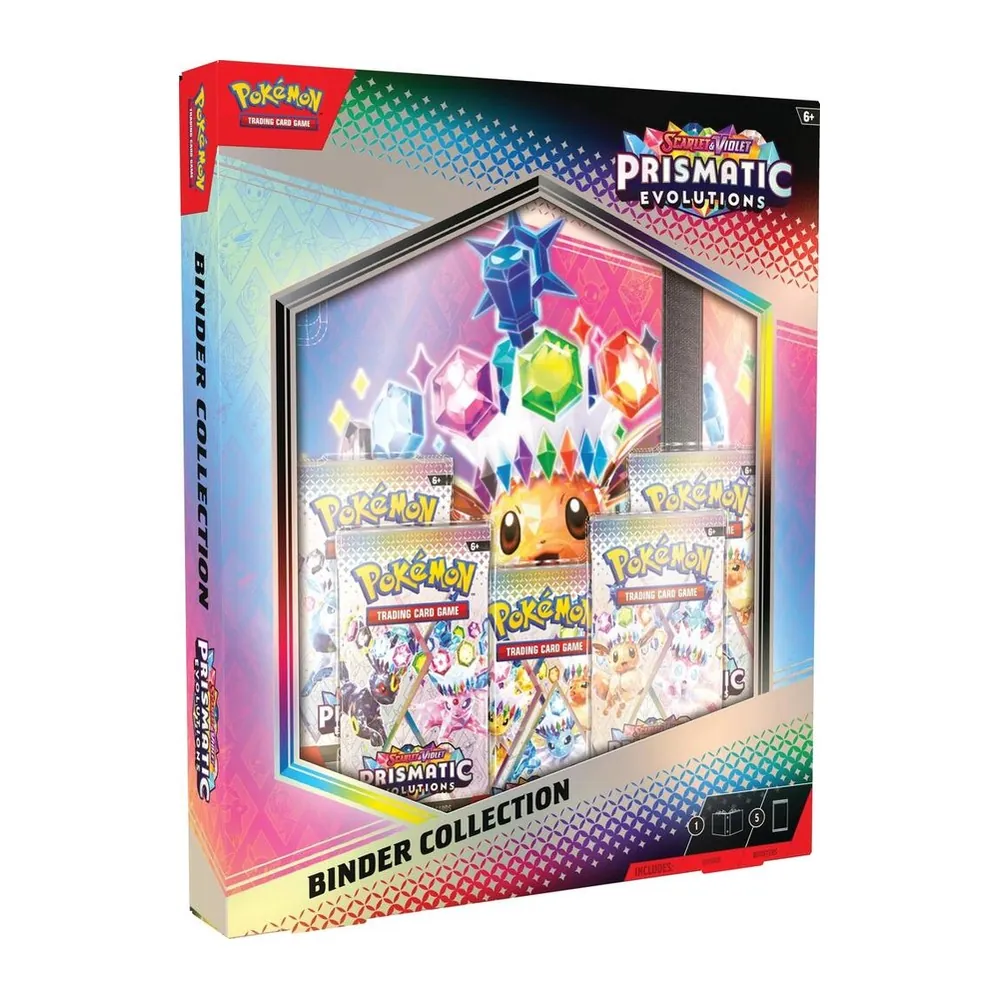 Pokémon TCG Prismatic Evolutions Binder Collection – Case Pack Pokémon TCG Prismatic Evolutions Binder Collection – Case Pack