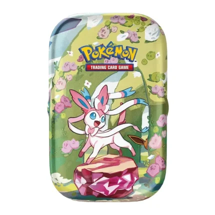 Pokémon TCG Prismatic Evolutions Mini Tin – Sylveon – Case Pack