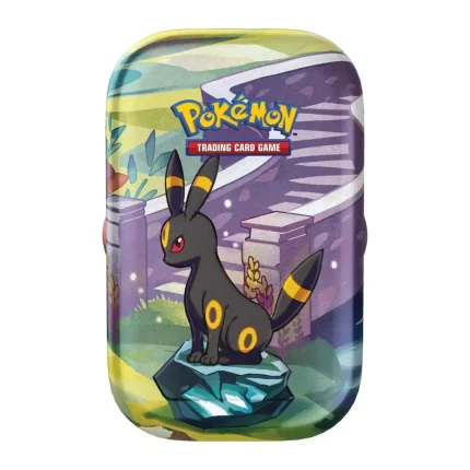Pokémon TCG Prismatic Evolutions Mini Tin – Umbreon – Case Pack