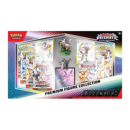 Pokémon TCG Prismatic Evolutions Premium Figure Collection – Case Pack