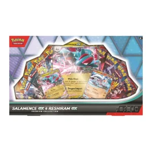 Pokémon TCG Salamence ex & Reshiram ex Premium Collection – Case Pack
