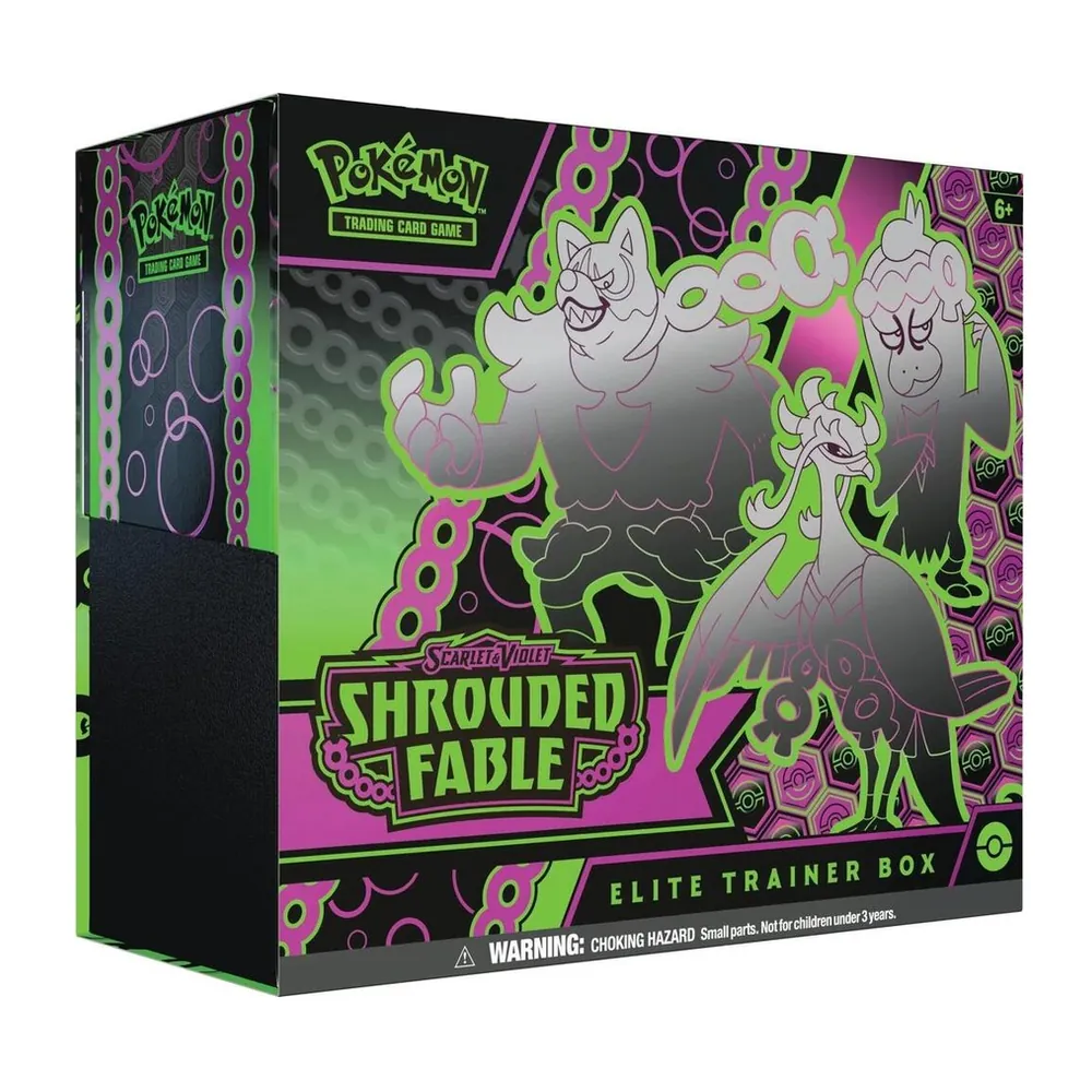 Pokémon TCG Shrouded Fable Elite Trainer Box – Case Pack Pokémon TCG Shrouded Fable Elite Trainer Box – Case Pack