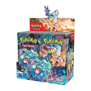 Pokémon TCG Stellar Crown Booster Display Box – 36 Packs – Case Pack