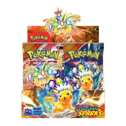 Pokémon TCG Surging Sparks Booster Display Box – 36 Packs – Case Pack