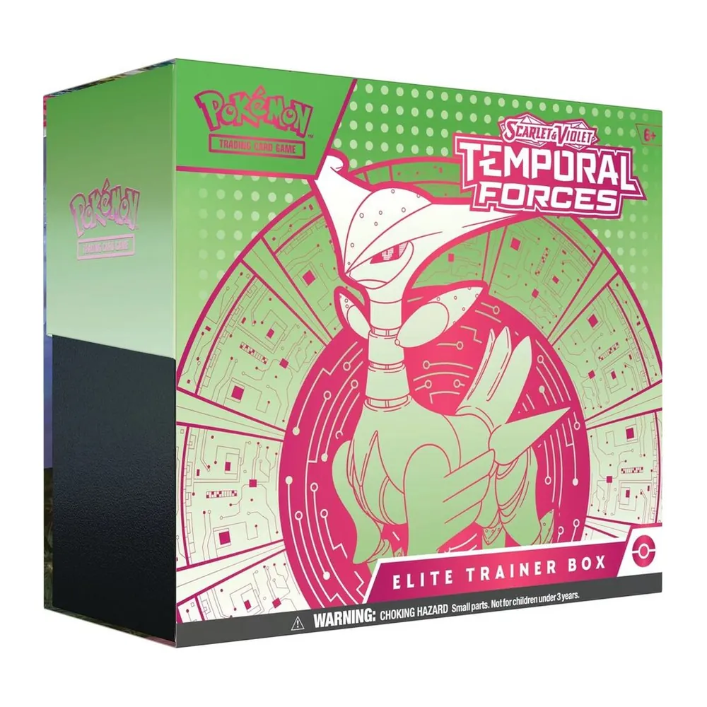 Pokémon TCG Temporal Forces Elite Trainer Box – Iron Leaves – Case Pack Pokémon TCG Temporal Forces Elite Trainer Box – Iron Leaves – Case Pack