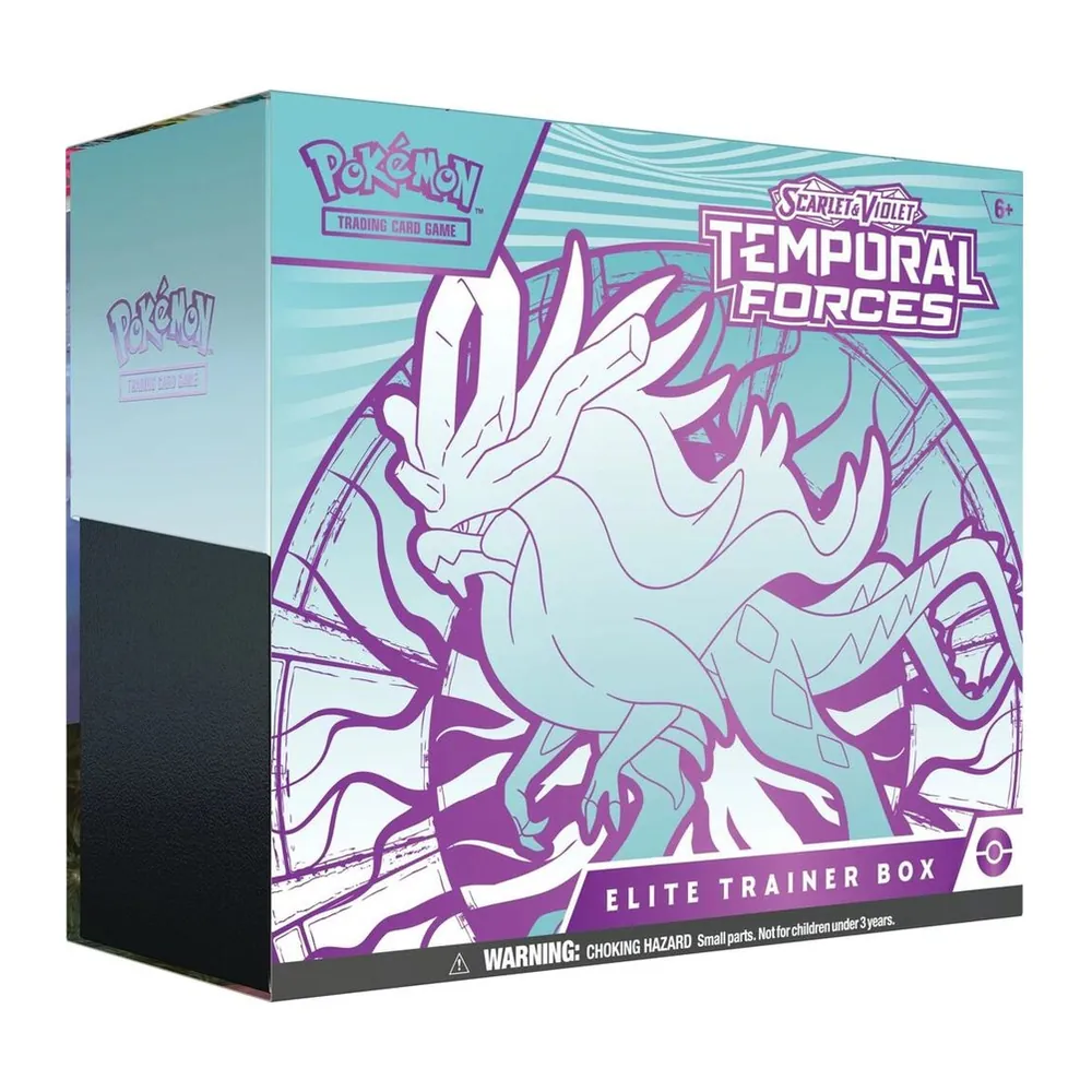 Pokémon TCG Temporal Forces Elite Trainer Box – Walking Wake – Case Pack Pokémon TCG Temporal Forces Elite Trainer Box – Walking Wake – Case Pack